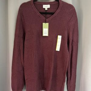 Goodfellow Men’s Pullover Knit Sweater-Burgundy